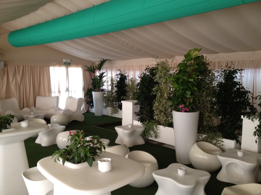 Decoración terraza restaurante