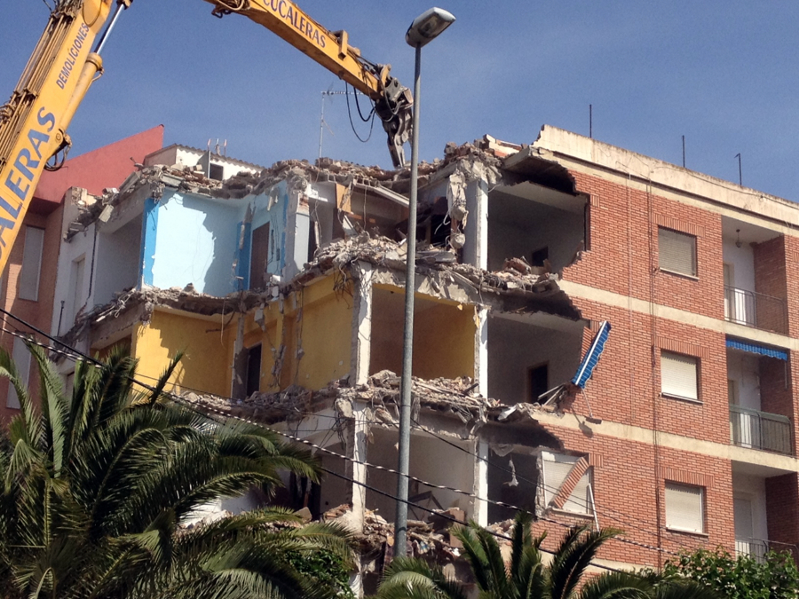 Demolición de edificio