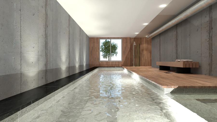 DISEÑO PISCINA INTERIOR TORREVELLBER