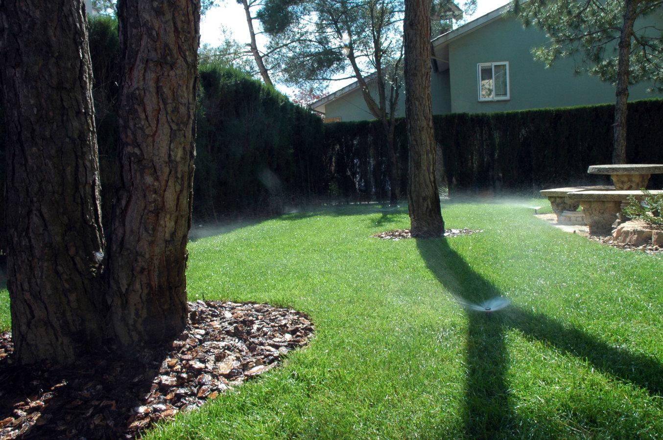 detall de l'instal.lació de reg