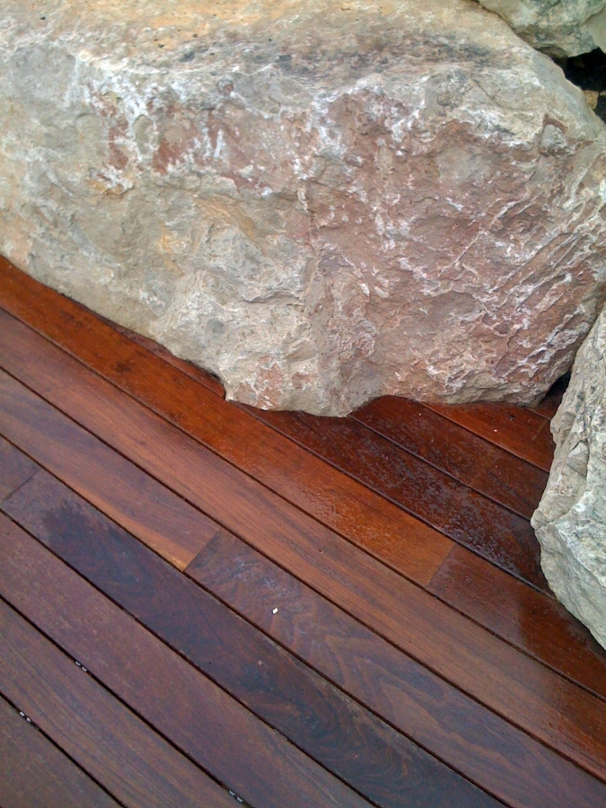 Detalle acabado madera