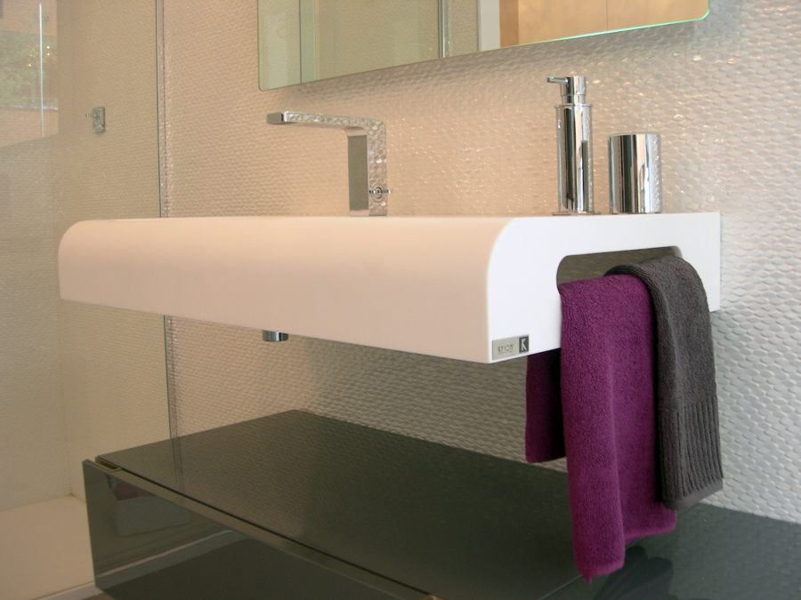 Detalle baño de exposición