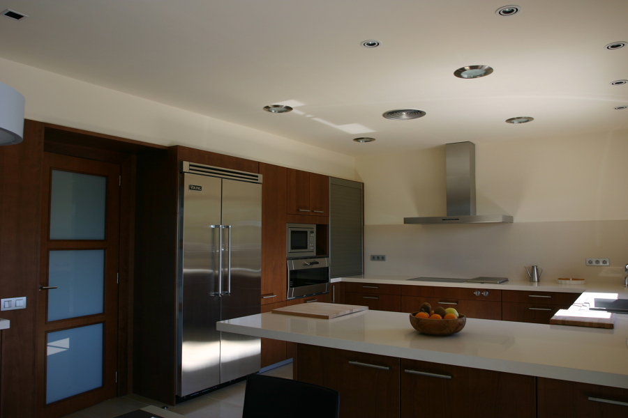 Detalle cocina de alta gama