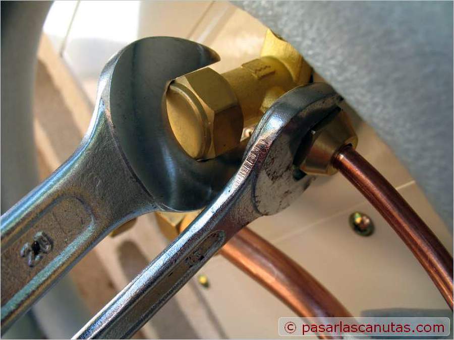 Detalle conexion aire acondicionado