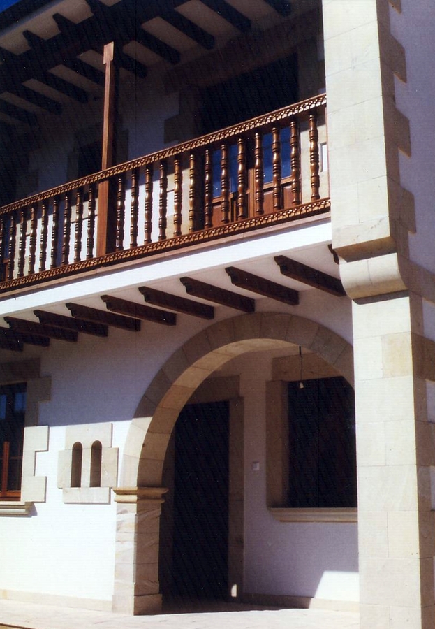 detalle de casa montañesa