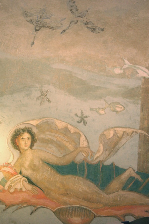 Detalle de mural submarino