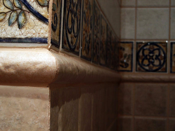 Detalle de remate en esquina.