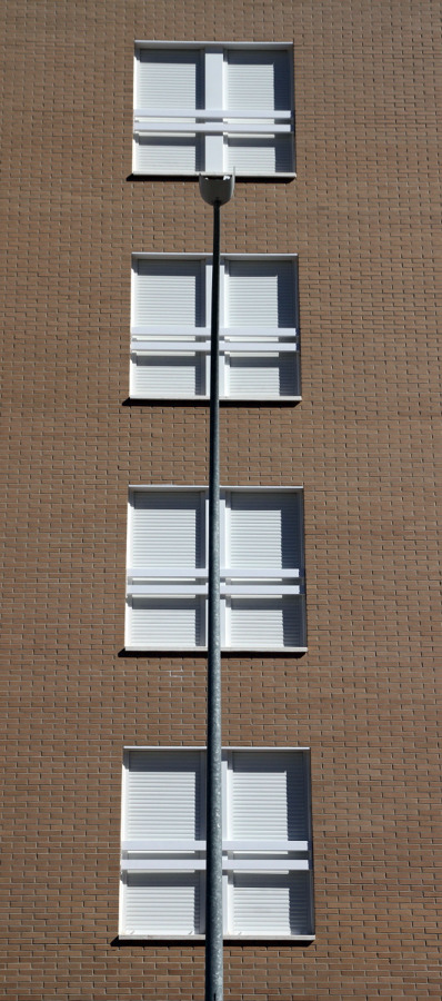 Detalle de ventanas en fachada