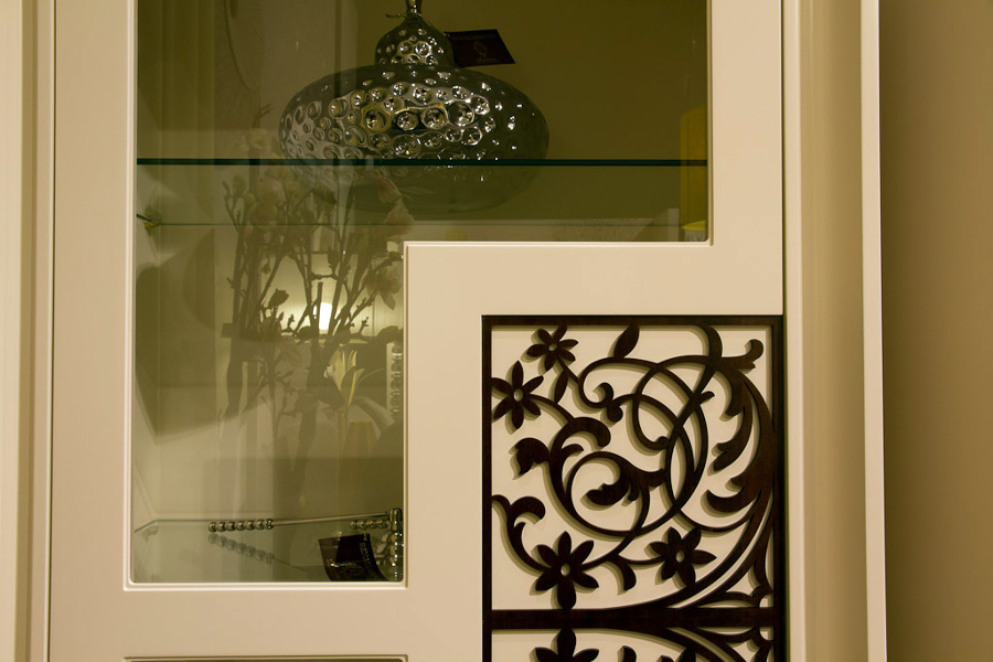 Detalle decoración Esposición L'estilo interiorismo