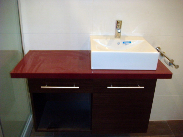 Detalle lavabo realizado a medida