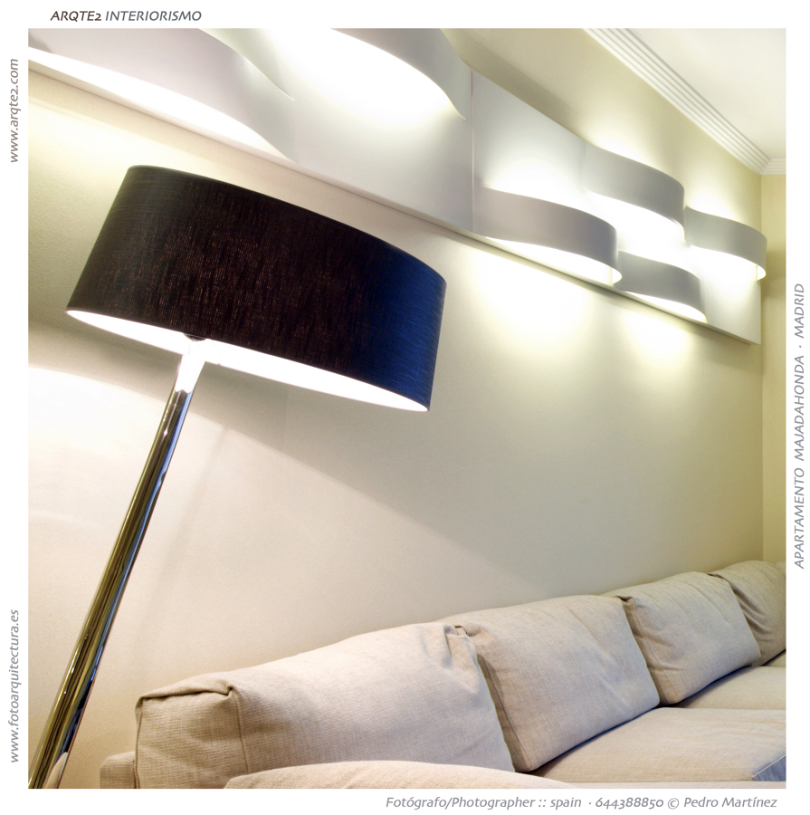 Detalle luminaria salón - Residencia particular