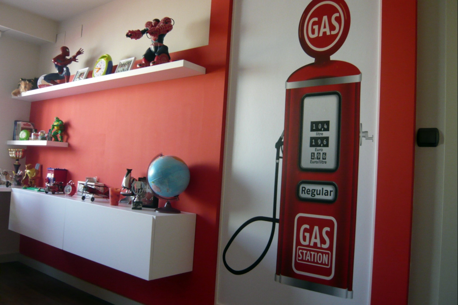 Detalle mobiliario juvenil