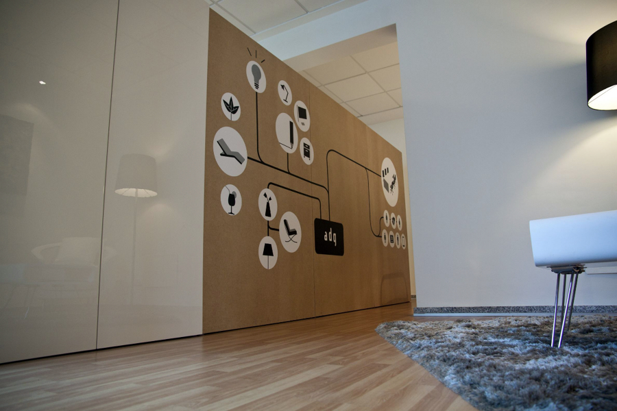 detalle mueble estanteria