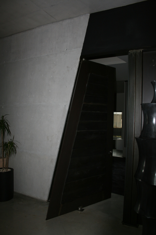 Detalle puerta salón comedor Vivienda Unifamiliar Madrid