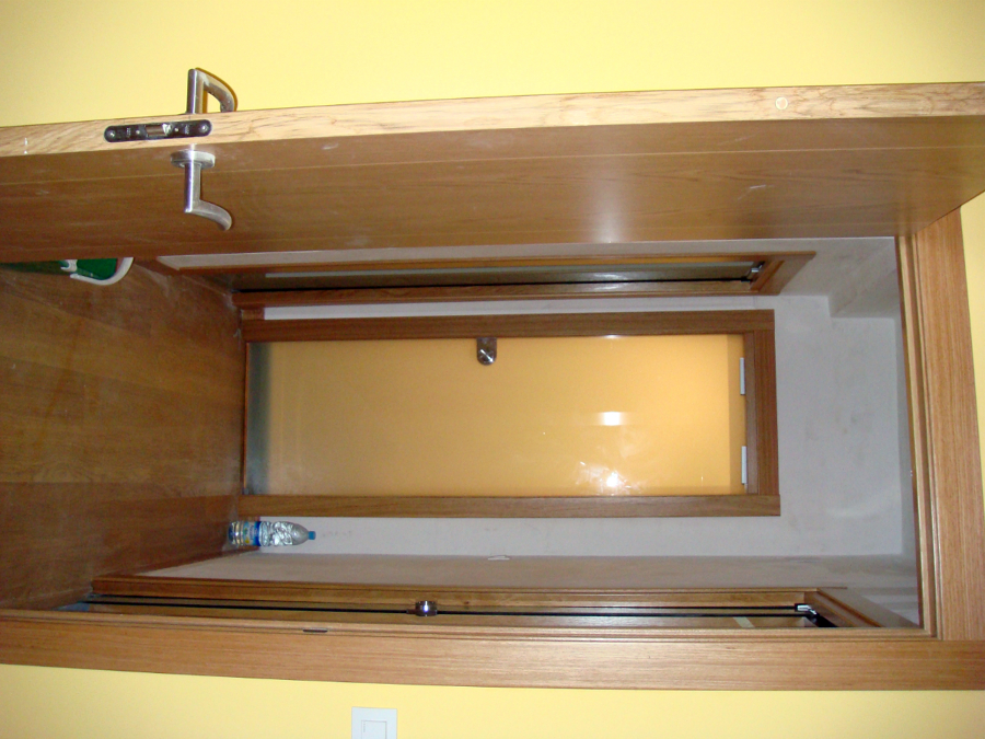 Detalle puertas correderas