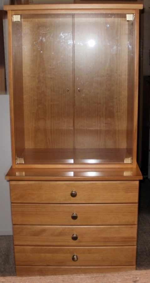 Detalle vitrina expositora para joyero