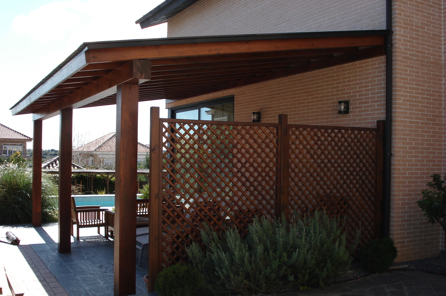 Pérgola de madera