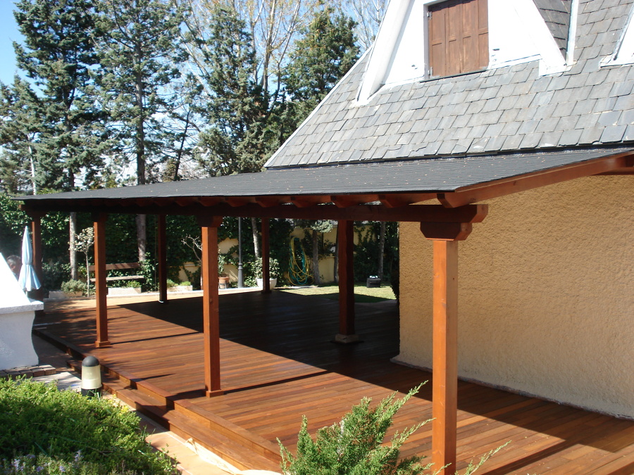Pérgola de madera