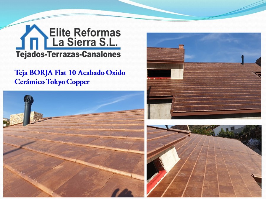 TEJA BORJA FLAT-10 ACABADO TOKYO COPPER