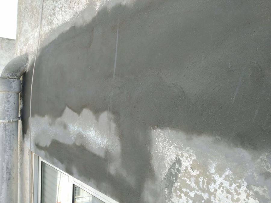 Fachada deslunado proceso