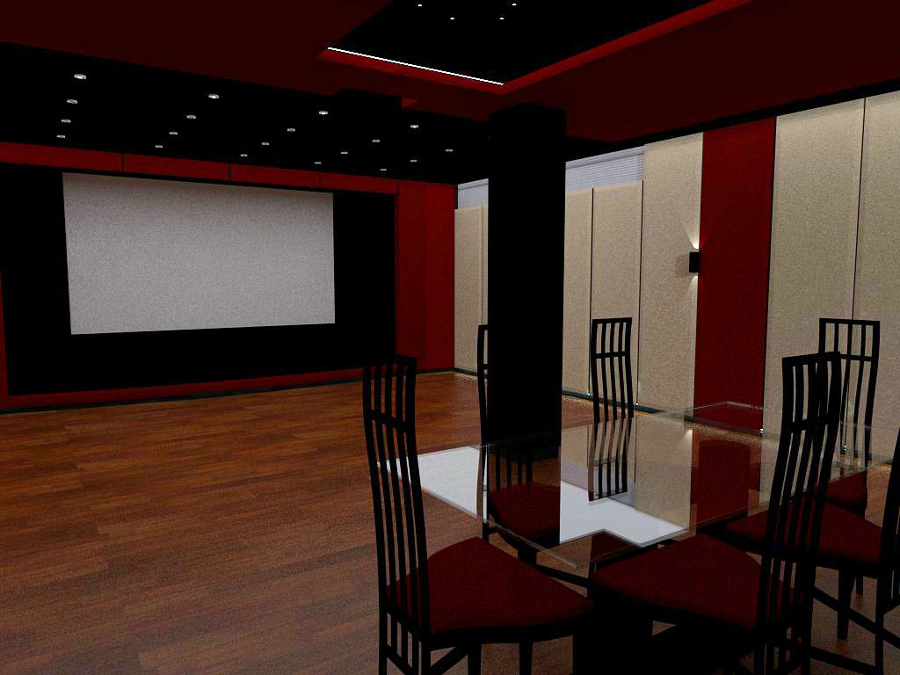 Diseño de Cine en vivienda unifamiliar