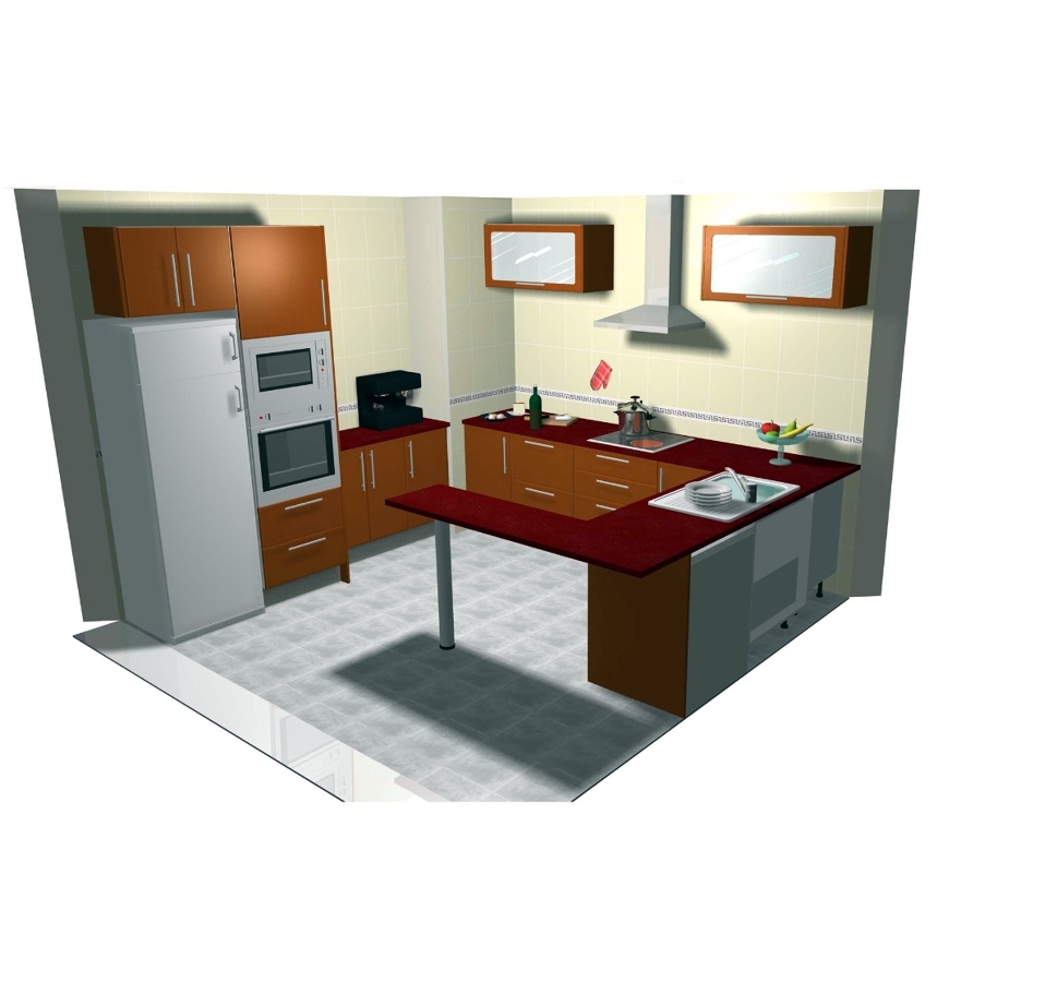 Diseño de cocinas en 3d