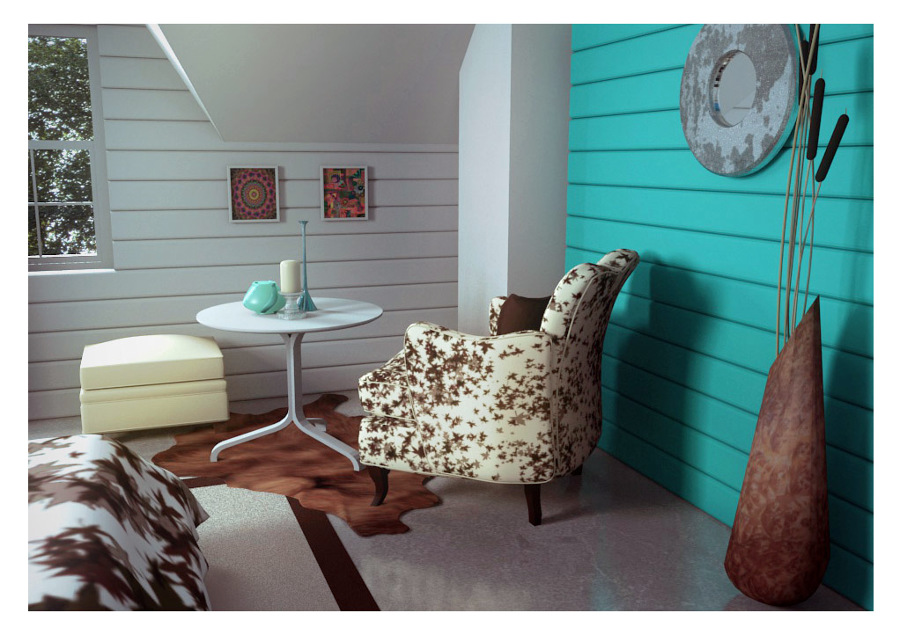 diseño dormitorio, esquina