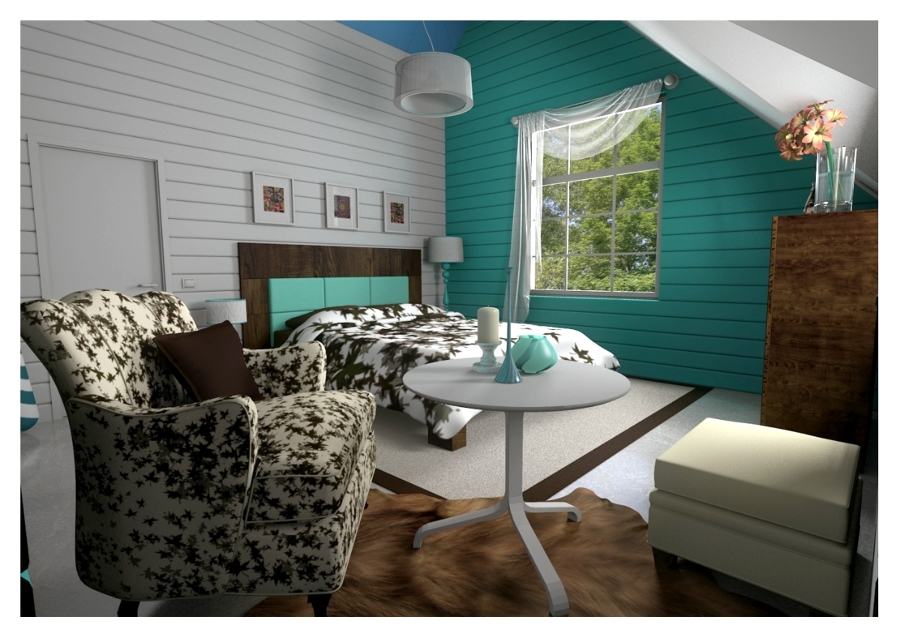 diseño dormitorio, vista general