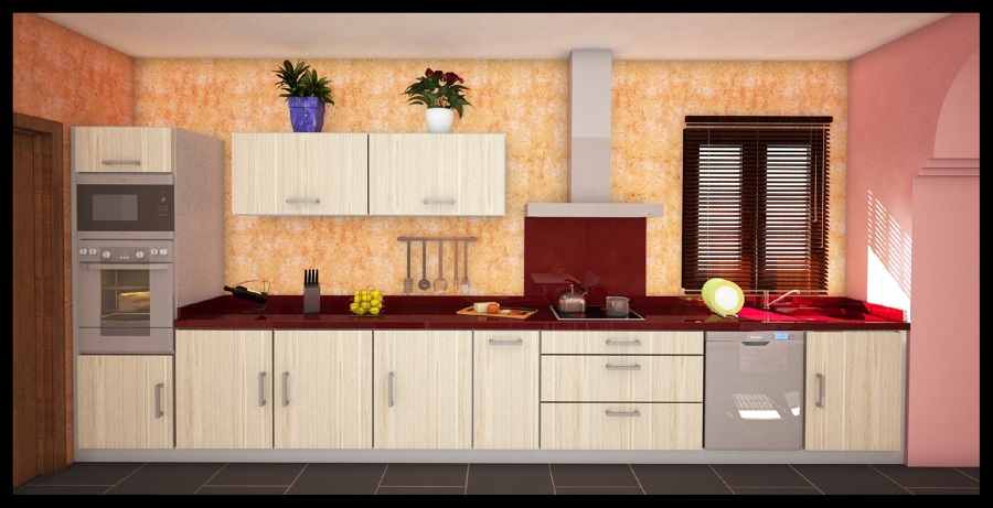 Diseño en 3d de cocinas