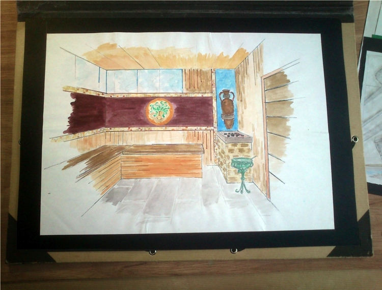 Diseño para Sauna