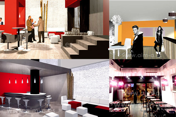 Diseños interiores de hostelería