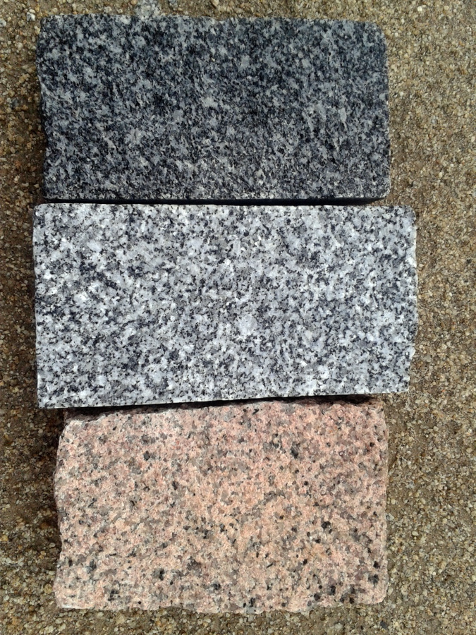 Distintos colores de granito