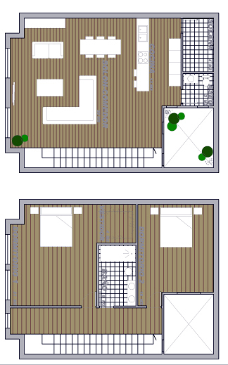 Distribucion interior para reforma