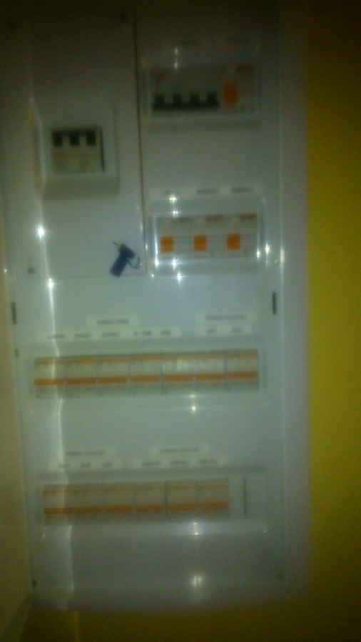 cuadro electrico, terminado