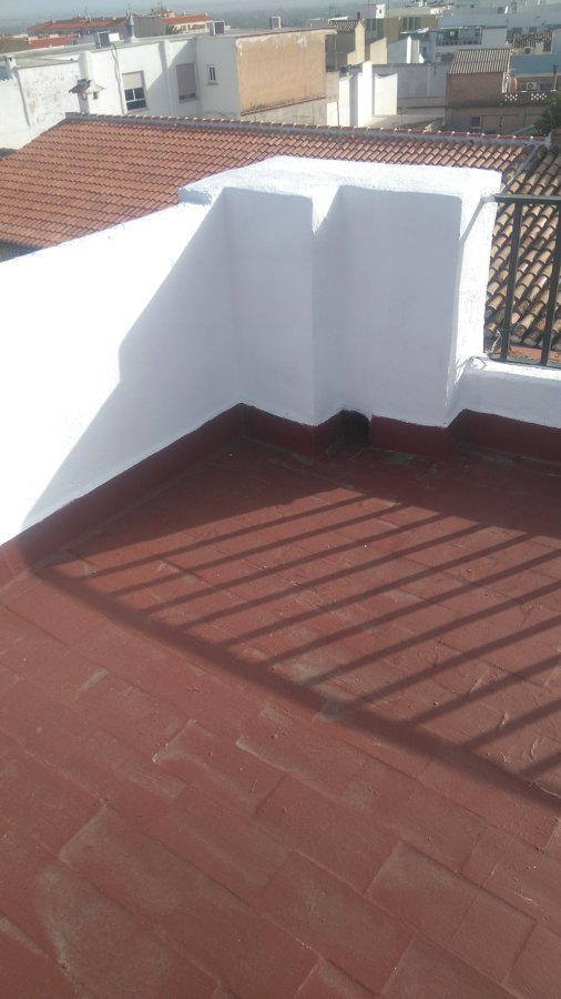 Reparación de terraza despues