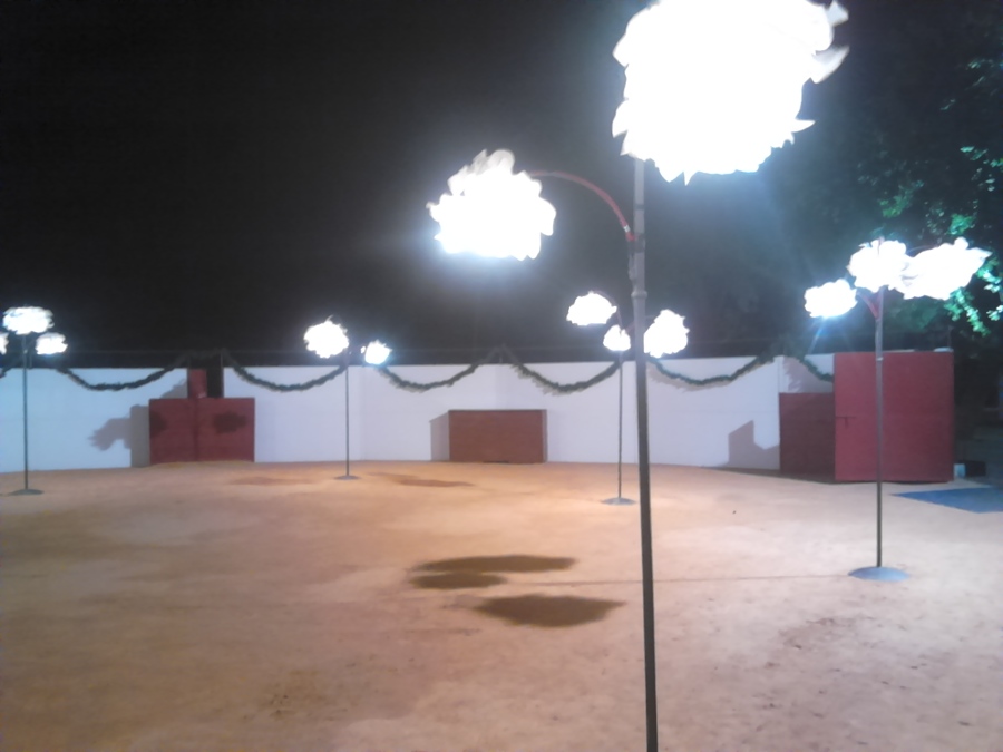 ILUMINACION PLAZA DE TOROS PARA CENA