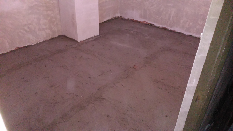 Revestimiento de paredes con yeso en desván