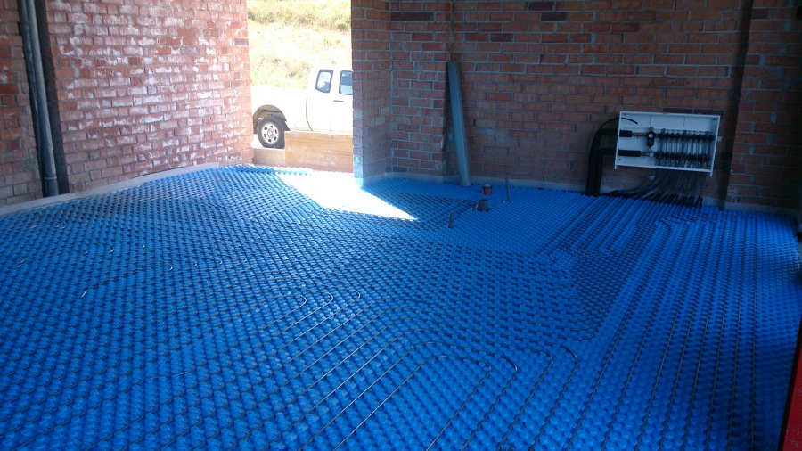Instalación de suelo radiante para calefacción 