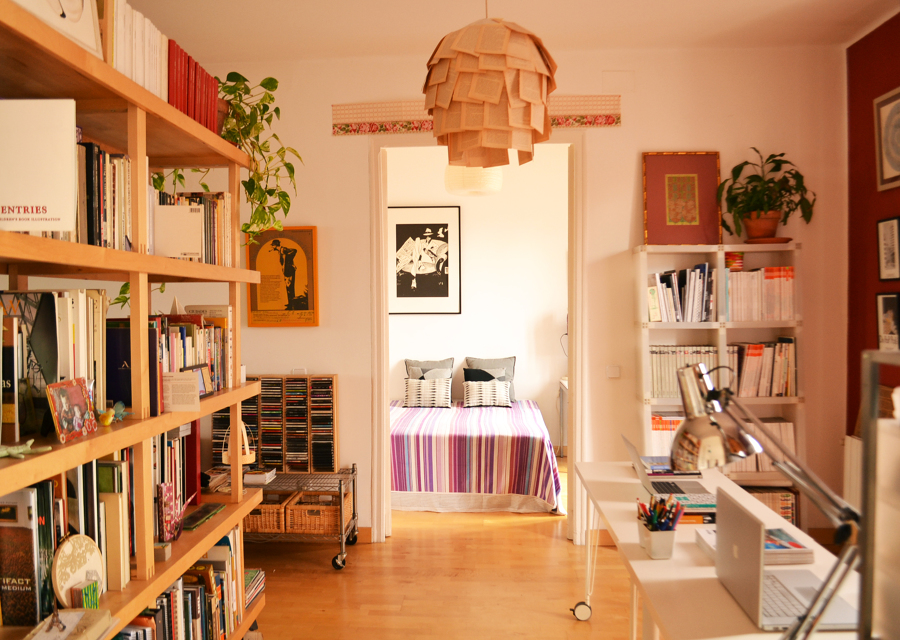 Zona de trabajo en piso Atocha