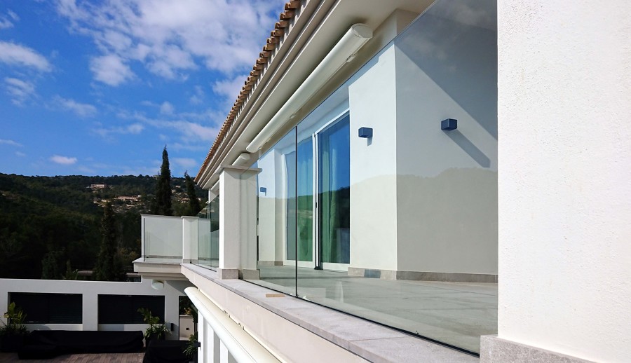 Barandilla de protección para terraza