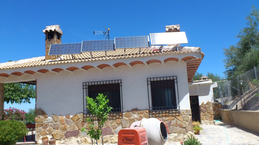 Instalación Solar  en casa Aislada
