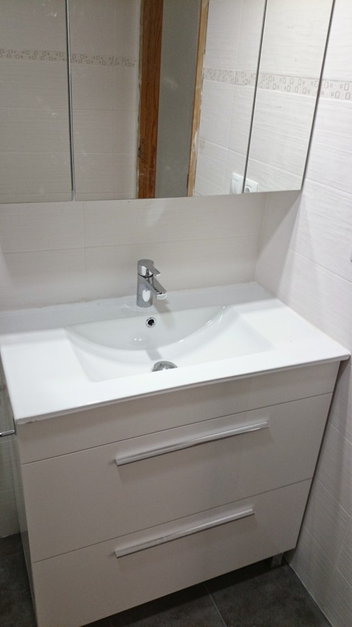 Reforma de baño en apartamento.