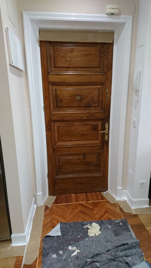 Rehabilitación de puerta antigua