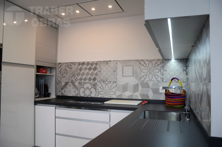 Año 2015. Reforma integral de vivienda realizada por Traber Obras. Madrid, barrio Arganzuela - Delicias.