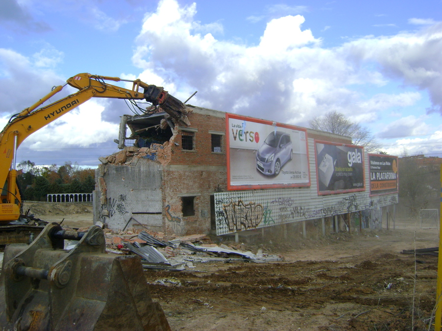 Demolición de edificio