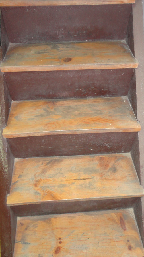 Peldaño de madera(antes)