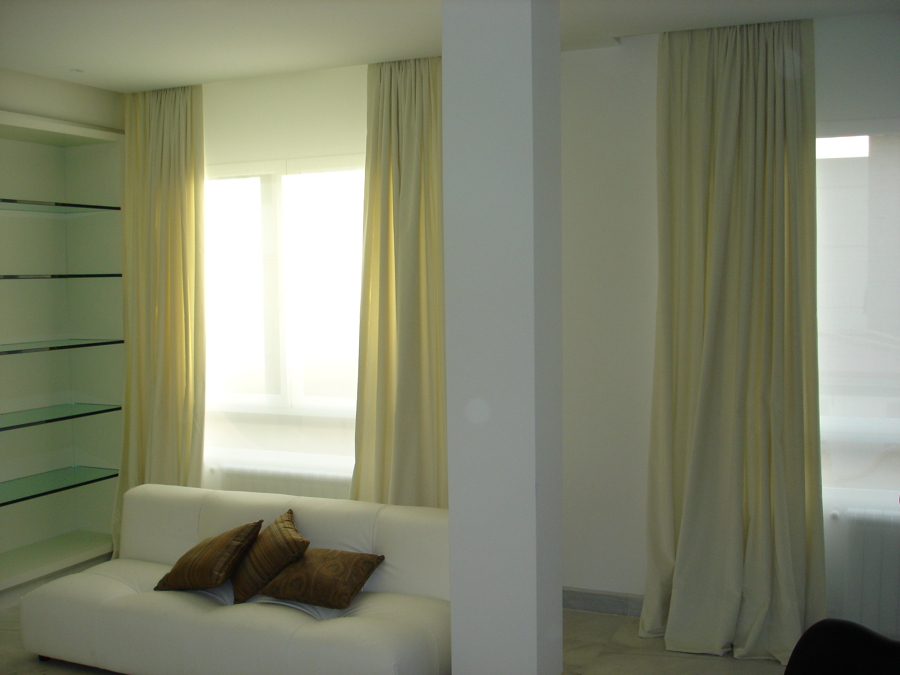 cortinas terciopelo y enrollable