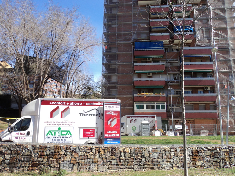 Instalación por el exterior en toda la comunidad