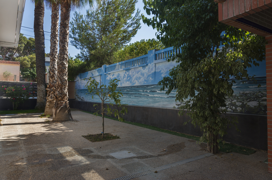 Mural Exterior vivienda.