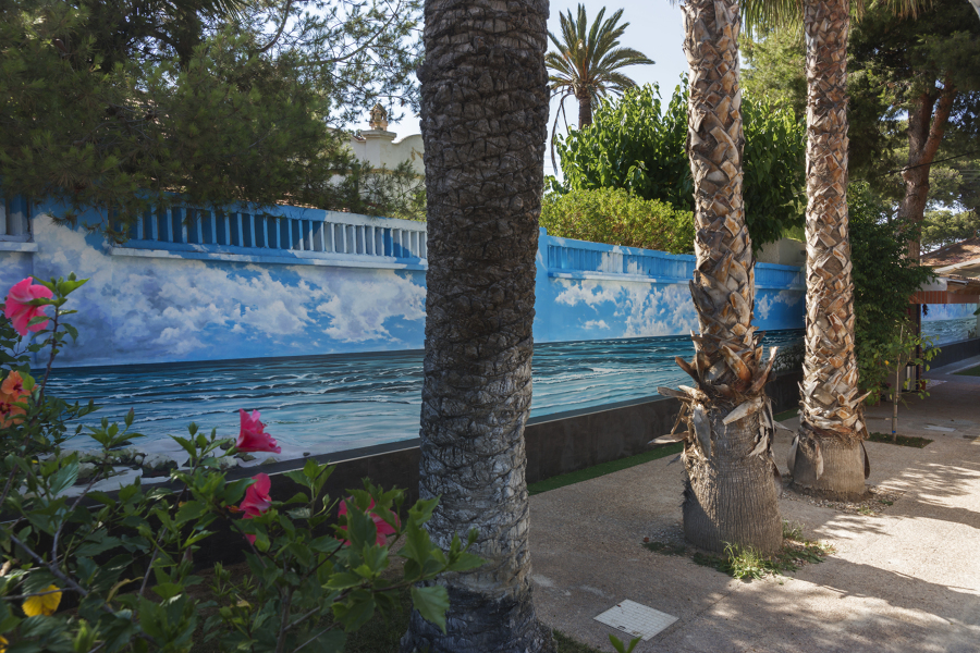 Mural Exterior vivienda.